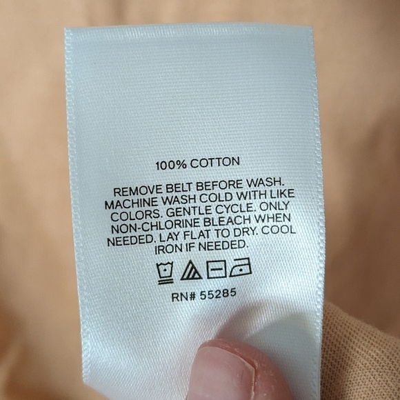 NWT Express Tie-Waist Peachy Padded Shoulder‎ Midi Tank Dress Size XS - Picture 6 of 7